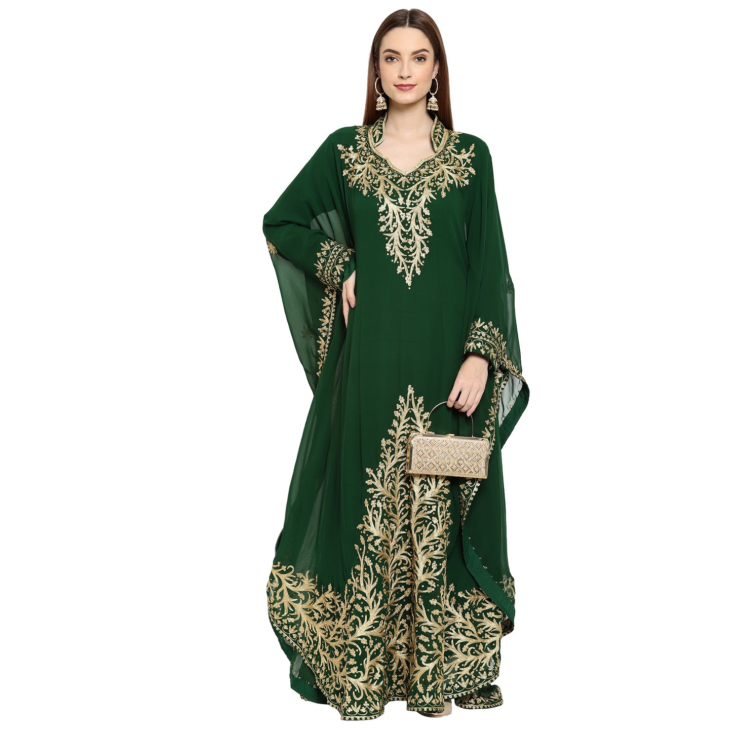 Traditional Jalabiya Embroidered Dress - Maxim Creation