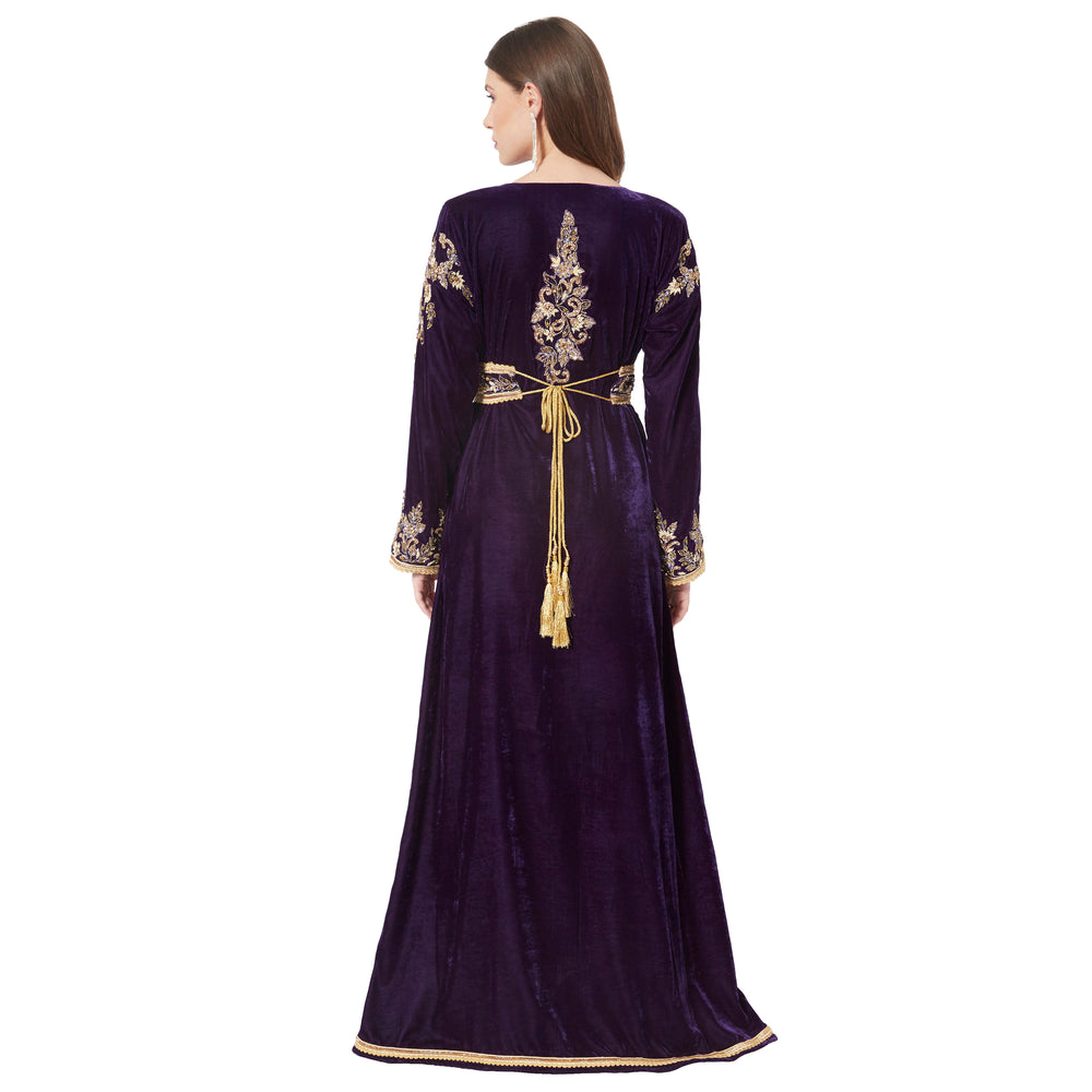 
                  
                    Arabian Djellaba Maxi Embroidered Party Gown for Mother and Child - Maxim Creation
                  
                