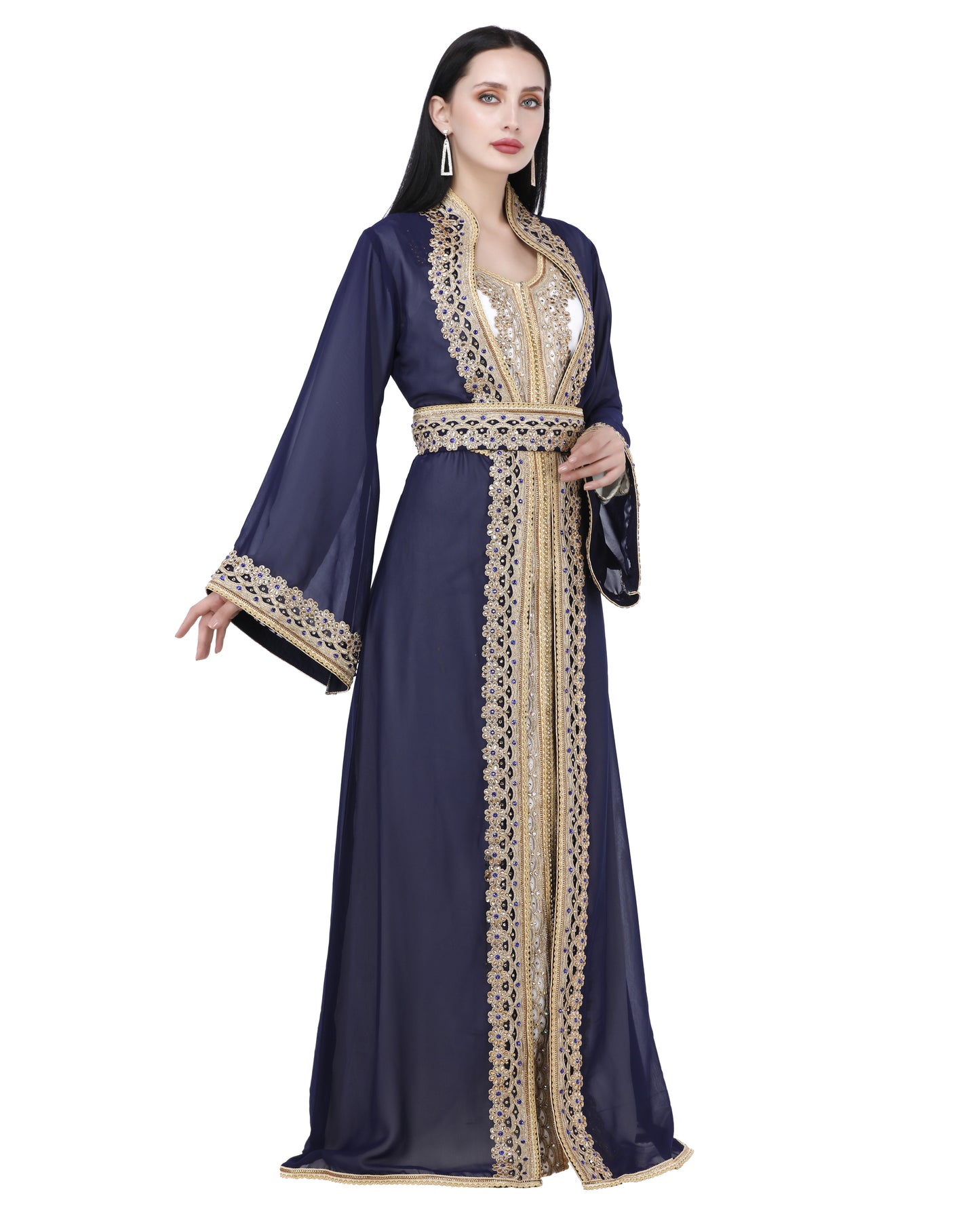 Designer Takchita Dubai Kaftan Gown Bridesmaid Dress - Maxim Creation