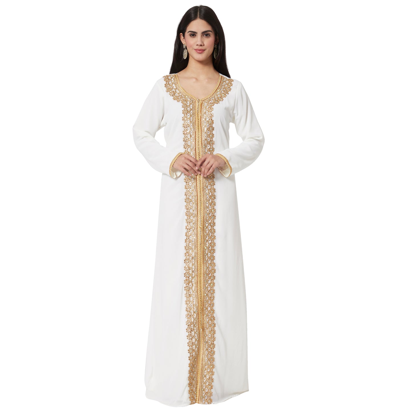 Designer Takchita Dubai Kaftan Gown Bridesmaid Dress - Maxim Creation