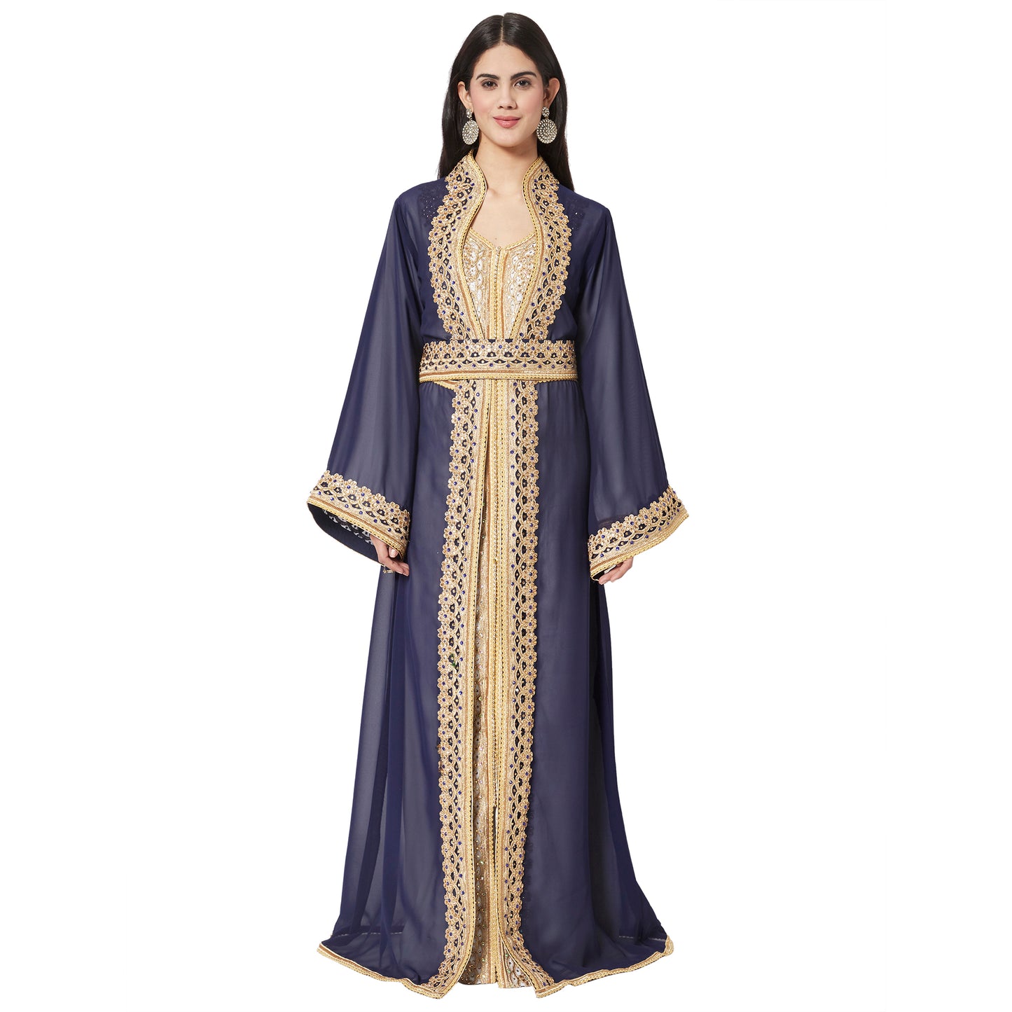 Designer Takchita Dubai Kaftan Gown Bridesmaid Dress - Maxim Creation