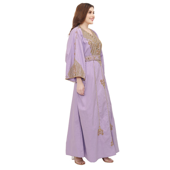 Modern Fancy Abaya Kaftan Tea Party Maxi Gown - Maxim Creation