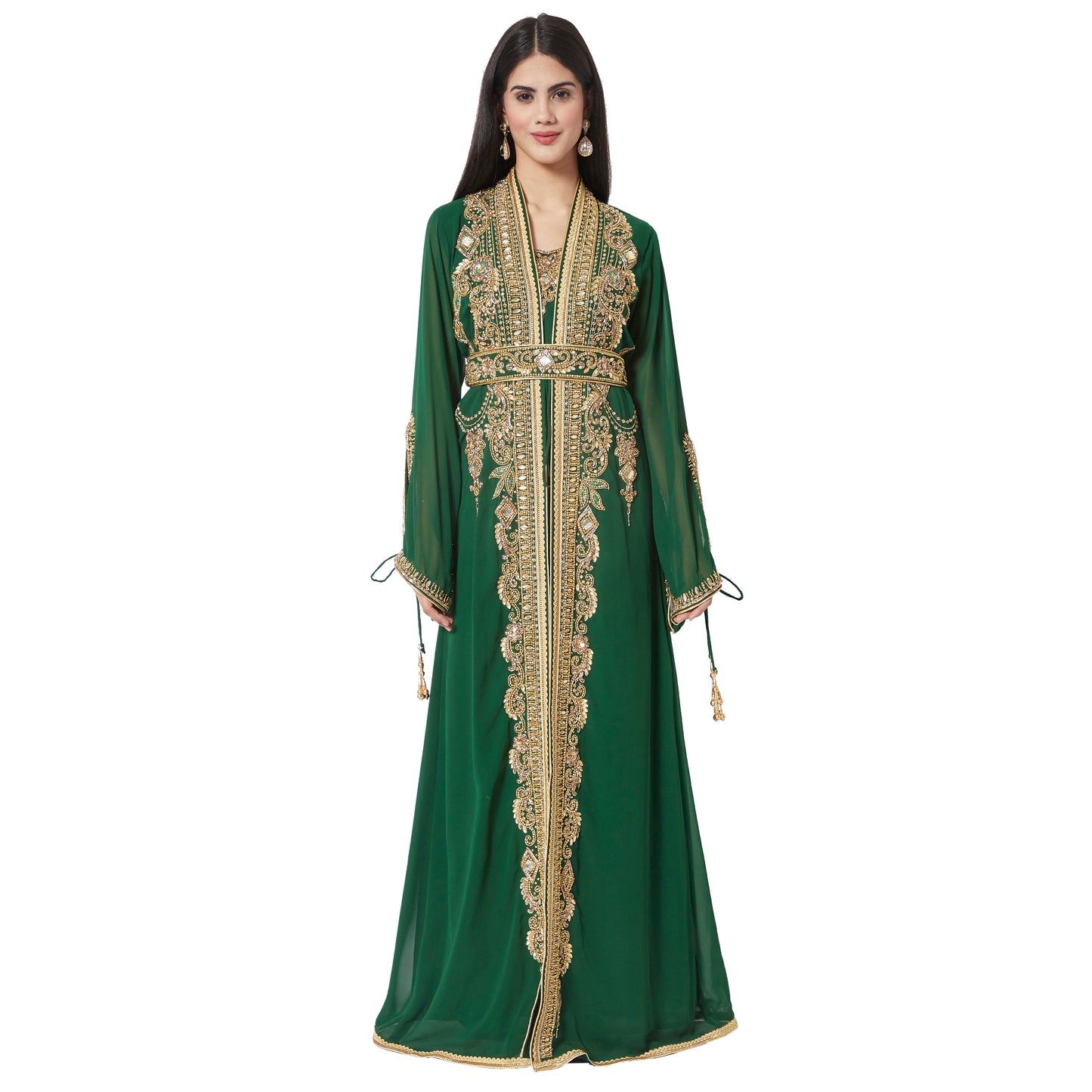 Designer Hand Crafted Kaftan Khaleeji Thobe - Maxim Creation