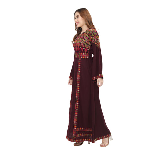 Palestine Caftan Khaleeji Thobe Wedding Dress - Maxim Creation