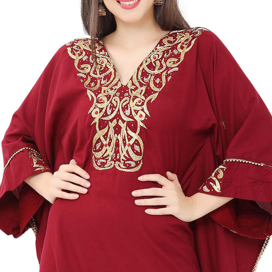 Designer Takchita Kaftan Handicraft Traditional Ethnic Gown - Maxim Creation