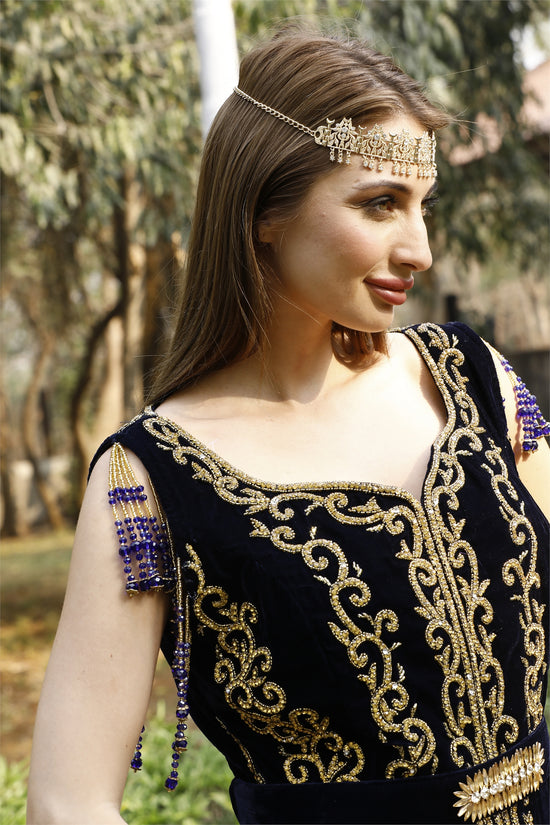 Dubai Uniquely Embroidered Caftan Bridal Gown