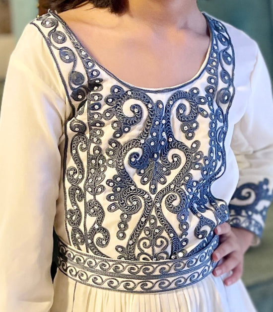 Fancy Takchita Kaftan Dress for Kids