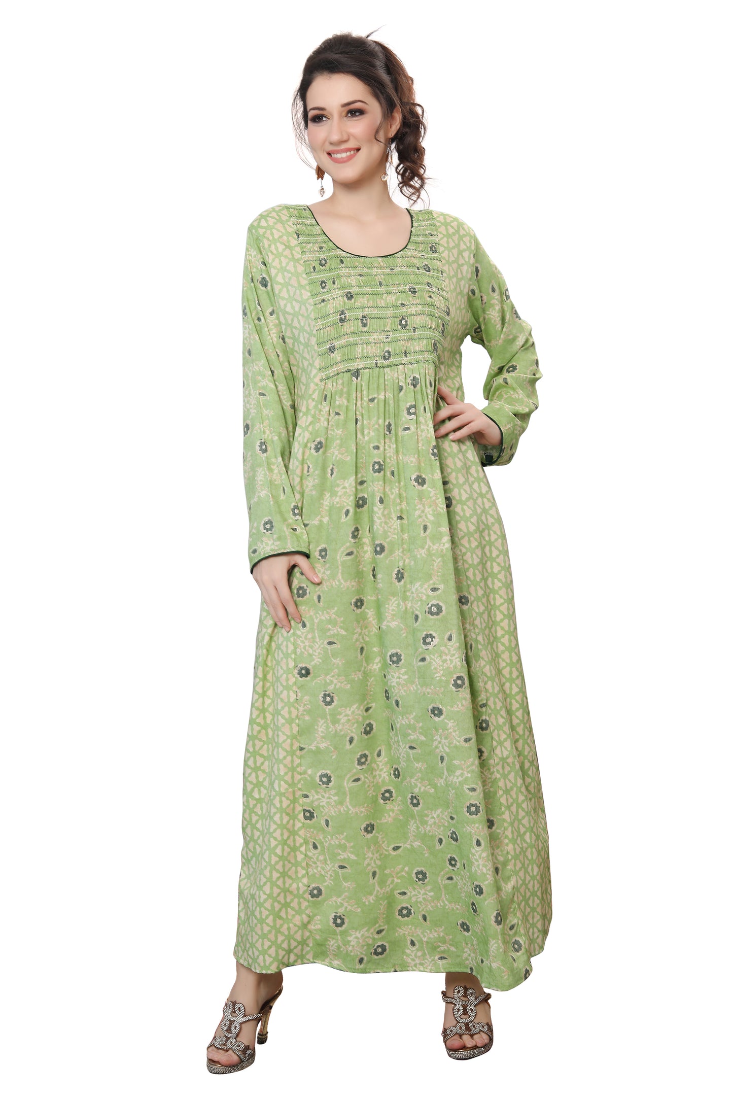 Designer Abaya Caftan Maxi Gown for Women - Maxim Creation