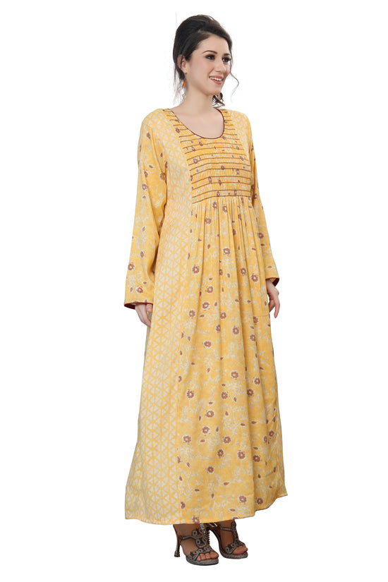 Designer Abaya Caftan Maxi Gown for Women - Maxim Creation