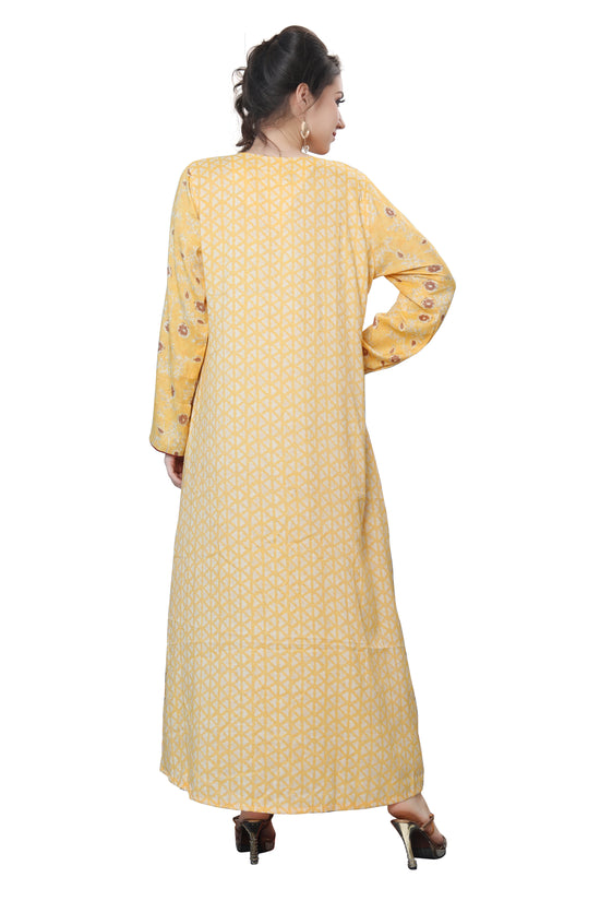 Designer Abaya Kaftan Maxi Gown for Women