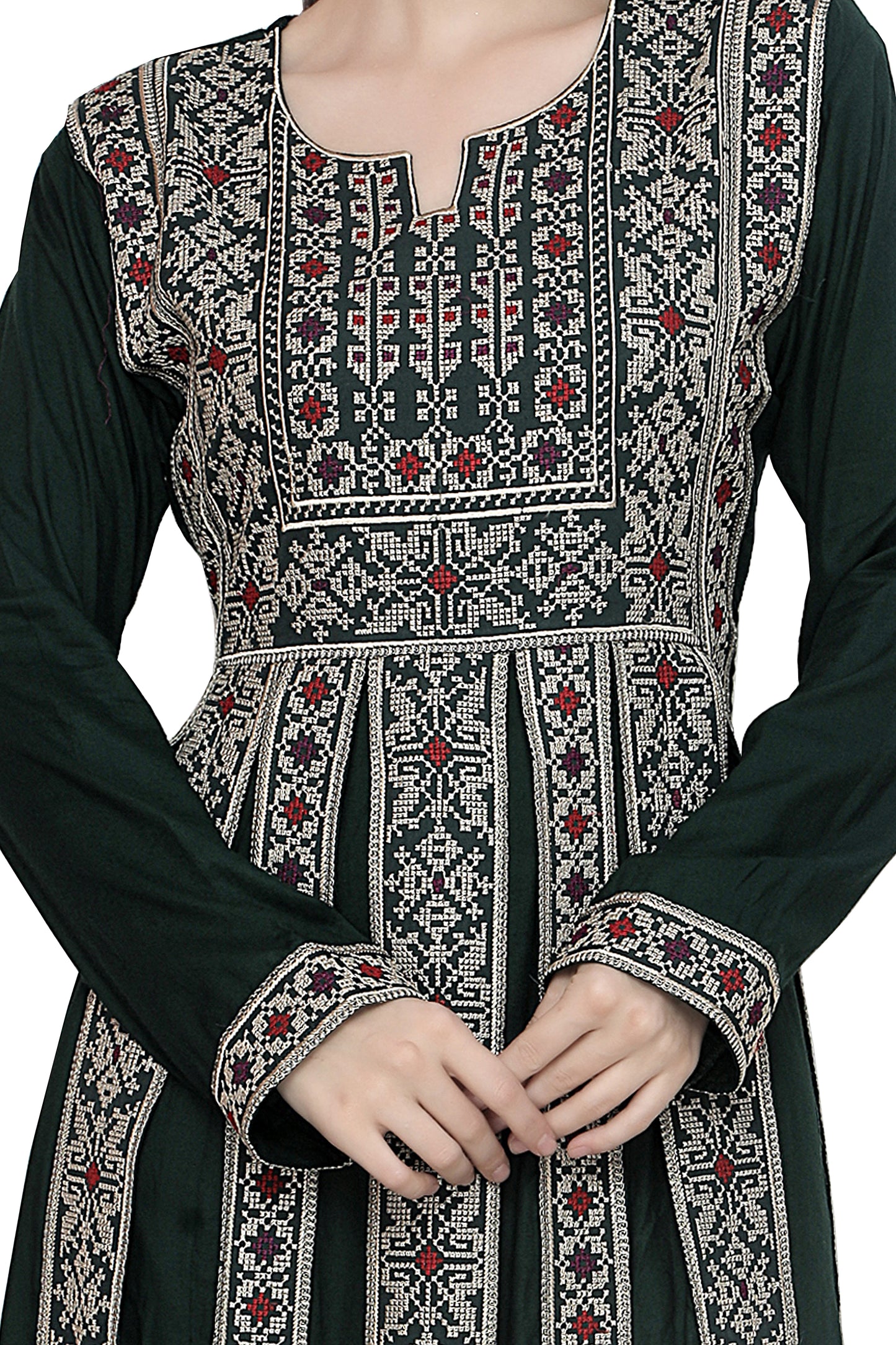 Long Sleeve Kaftan Party Wear - Maxim Creation