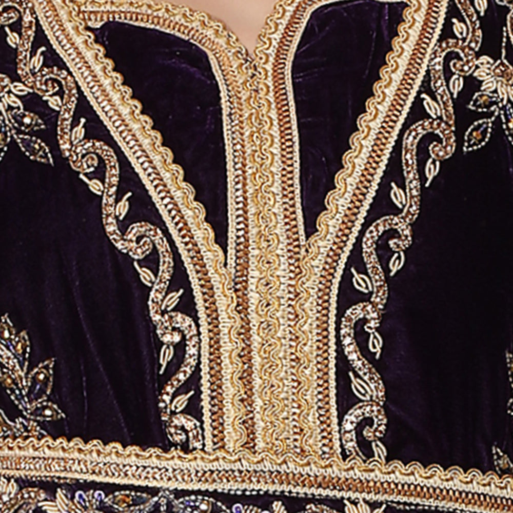
                  
                    Arabian Djellaba Maxi Embroidered Party Gown for Mother and Child - Maxim Creation
                  
                
