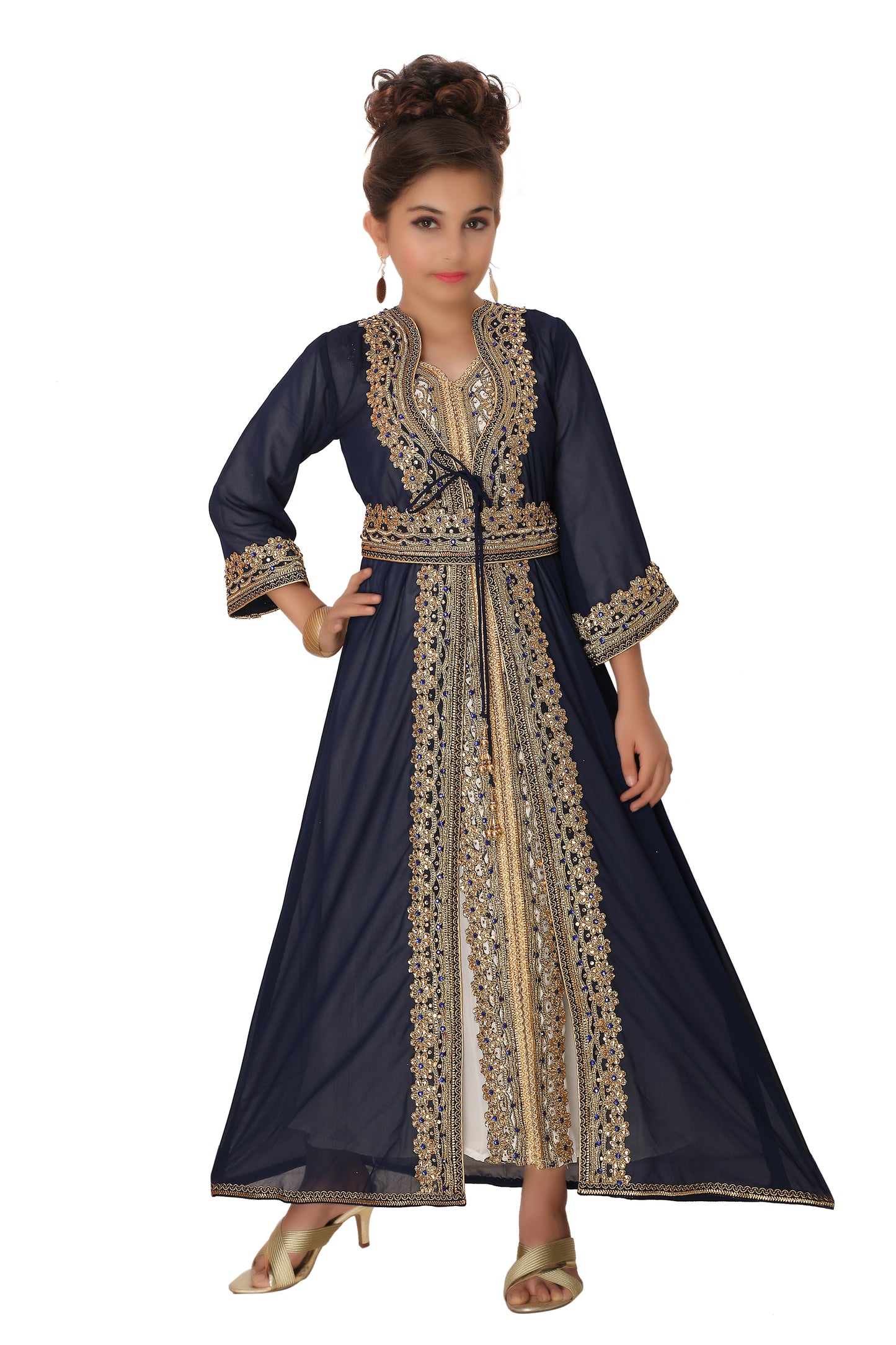 Designer Takchita Dubai Kaftan Gown Bridesmaid Dress - Maxim Creation