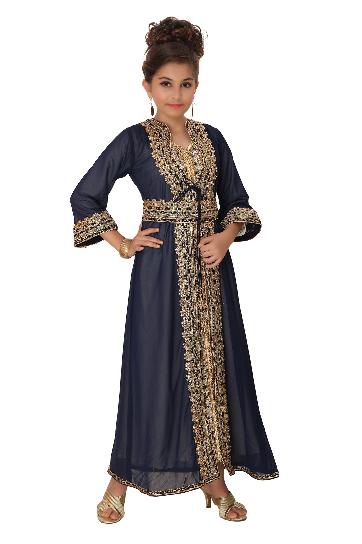 Designer Takchita Dubai Kaftan Gown Bridesmaid Dress - Maxim Creation