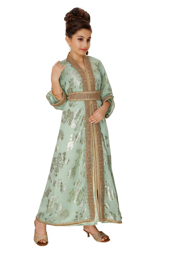 Designer Khaleeji Thobe Wedding Gown Mother Daughter Combo set - Maxim Creation