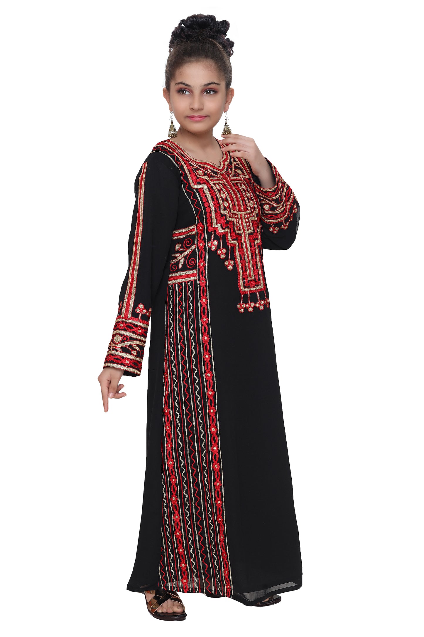 Farasha Maxi Long Sleeve Kaftan - Maxim Creation