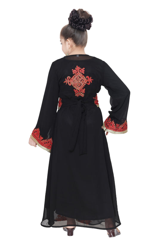 Long Sleeve Kaftan Jalabiya Maxi - Maxim Creation