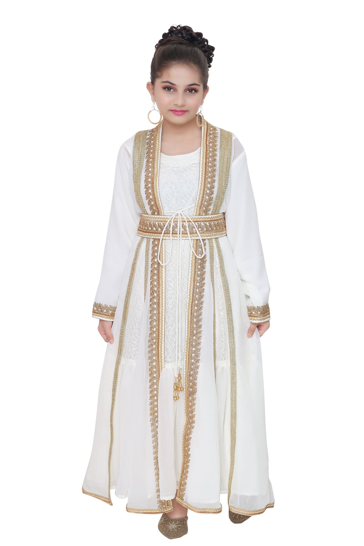 Arabian Cardigan Gown For Kids - Maxim Creation