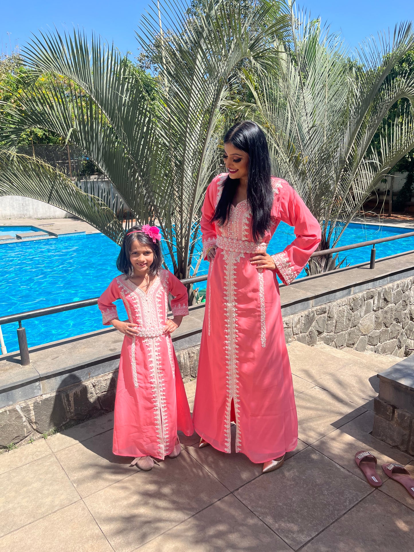 Henna Tea Party Traditional Arabic Kaftan Dress