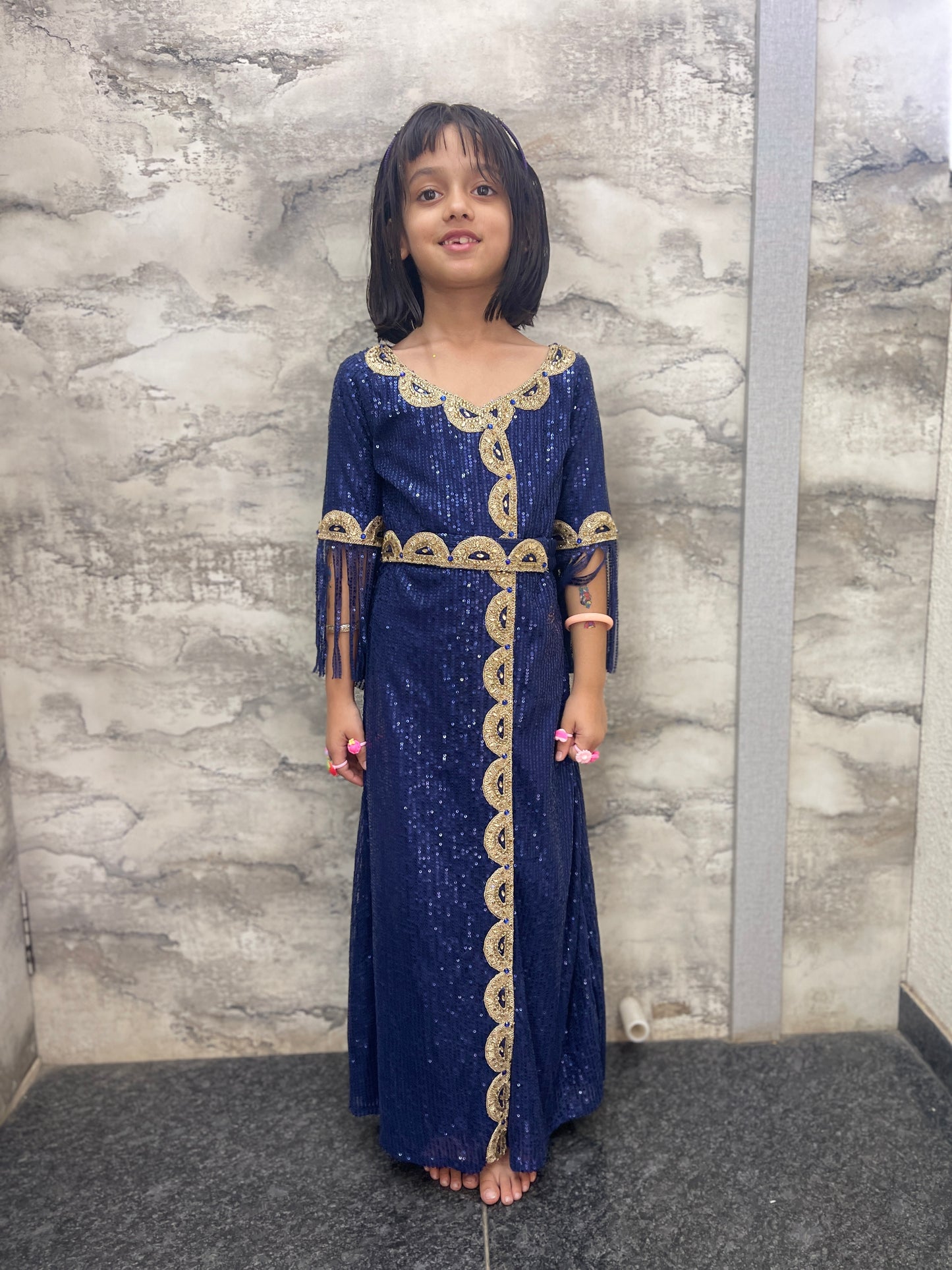 Dubai Kaftan Partywear For Kids