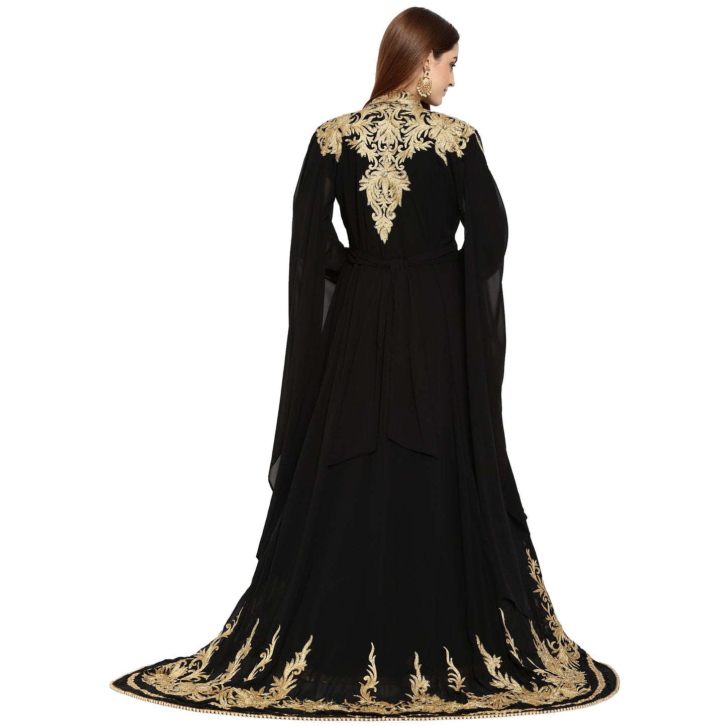 Traditional Abaya Embroidered Maxi - Maxim Creation