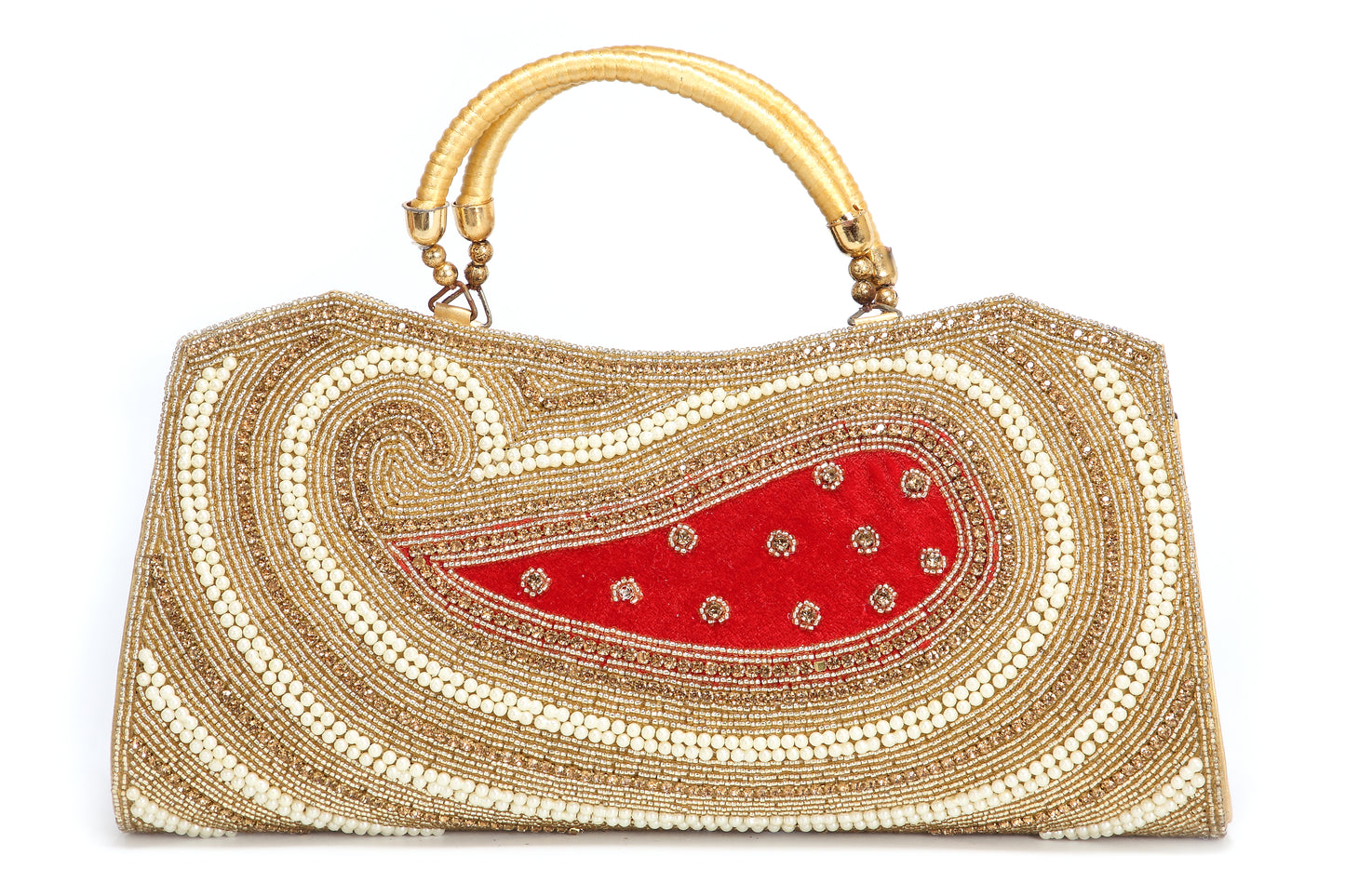 Designer Wedding Small Batwa Clutch - Maxim Creation