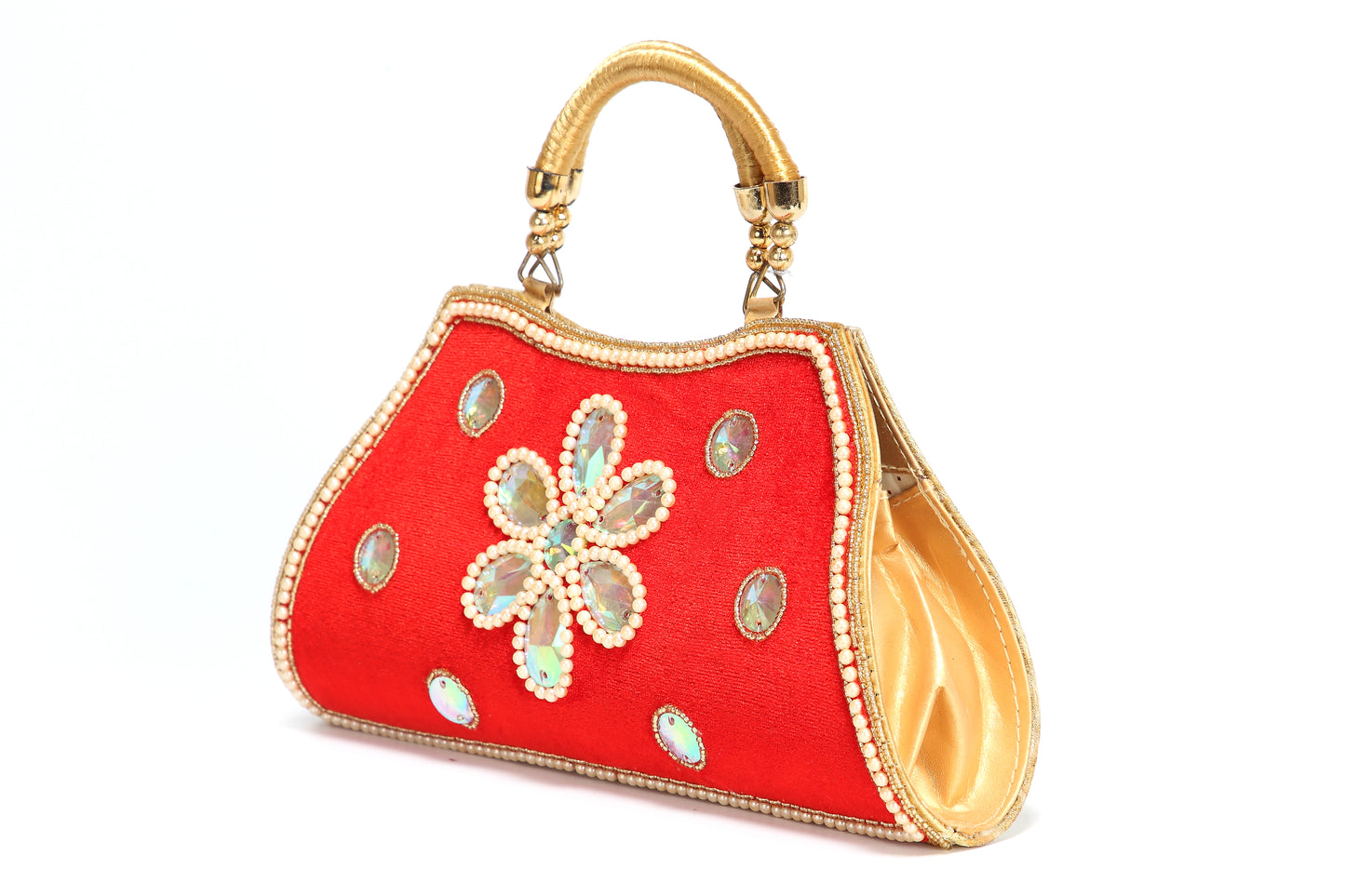 Traditional Style Ladies Hand Clutch - Maxim Creation