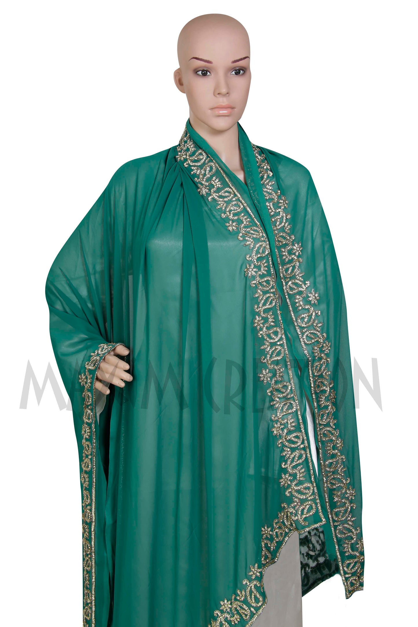 Wedding Viel Large Georgette Dupatta S2 - Maxim Creation